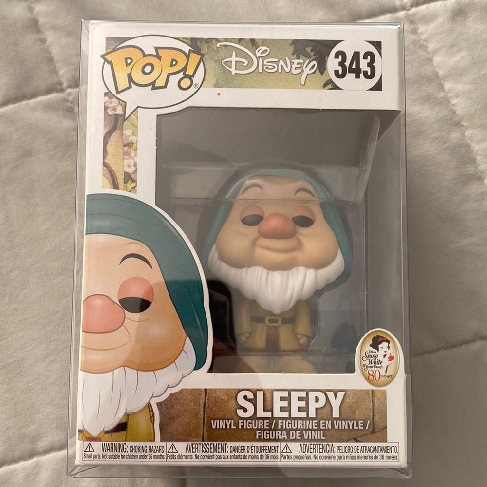 Disney snow white and the seven dwarfs sleepy funko pop 343